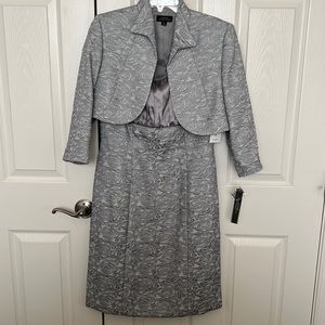 Tahari knee length formal